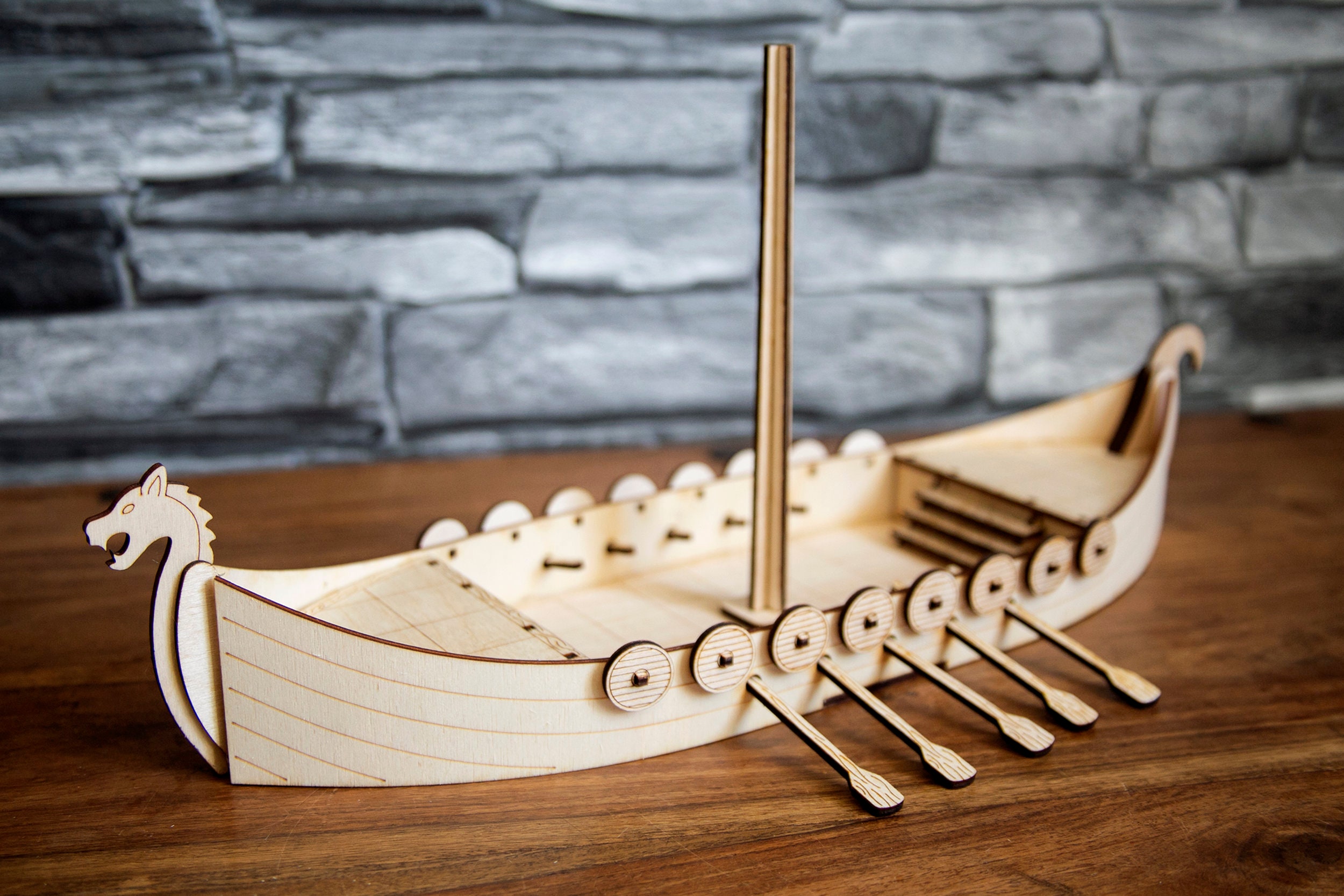 Artesania Latina Viking Longboat Wood Model Boat Kit – SEA GIFTS