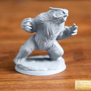 Owlbear RPG Dungeons and Dragons 3D Printed Miniature 14 years Owlbear - Roaring