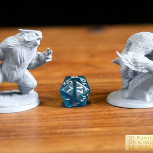 Owlbear RPG Dungeons and Dragons 3D Printed Miniature 14 years Both Owlbears