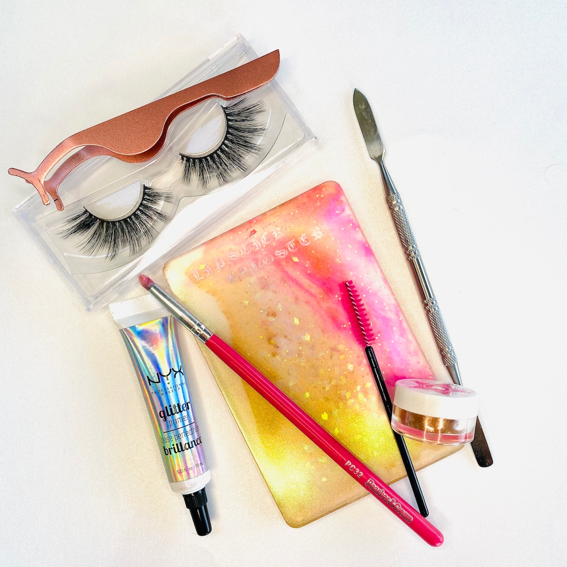 Makeup mixing palette Medium Customised Etsy
