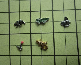 Animal, Bear, Alligator, Seal, Angel Fish, Floating Charms to fit Origami Owl