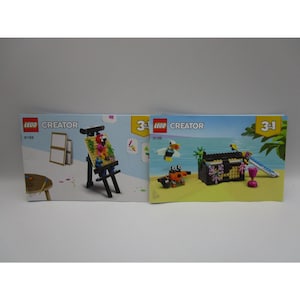Set of 2 Lego Creators Manual ONLY 31122 Alternative Build 3 in 1