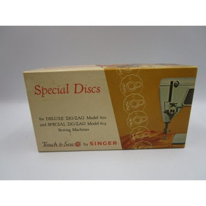 Touch & Sew by Singer 21976 - 12 Special Discs Cams for Zig-Zag Sewing Machine