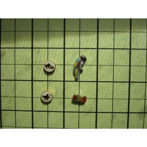 Cowboy Roping Horse, Parrot, Lasso Cowboy, Aloha Hawaii, Mini Micro Enamel Floating Charms to fit Origami Owl, Floating Locket Charm Jewelry