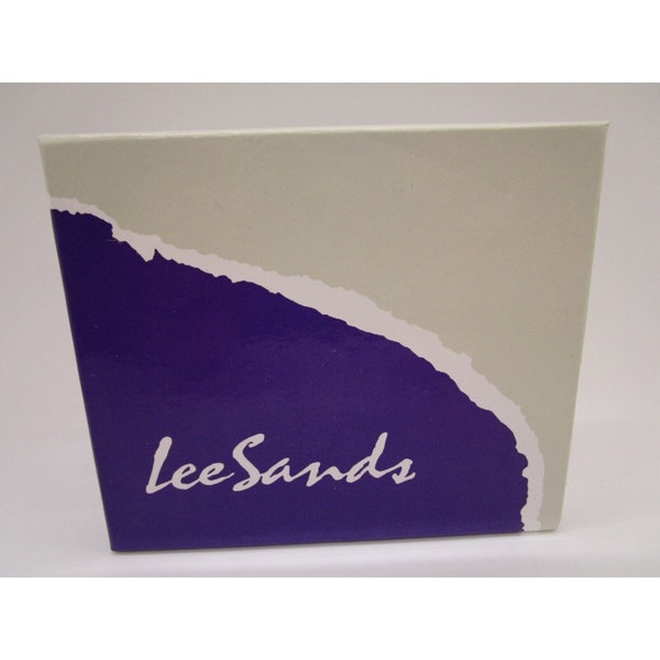 Lee Sands BOX ONLY 4" X 5" Storage, Organization, Gift Box, Empty Box with Suede Pouch for Jewelry Display