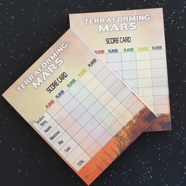 5 Sovrapposizioni In Legno Per Le Schede Giocatore Di Terraforming Mars, Proteggi I Segnalini, Da Assemblare