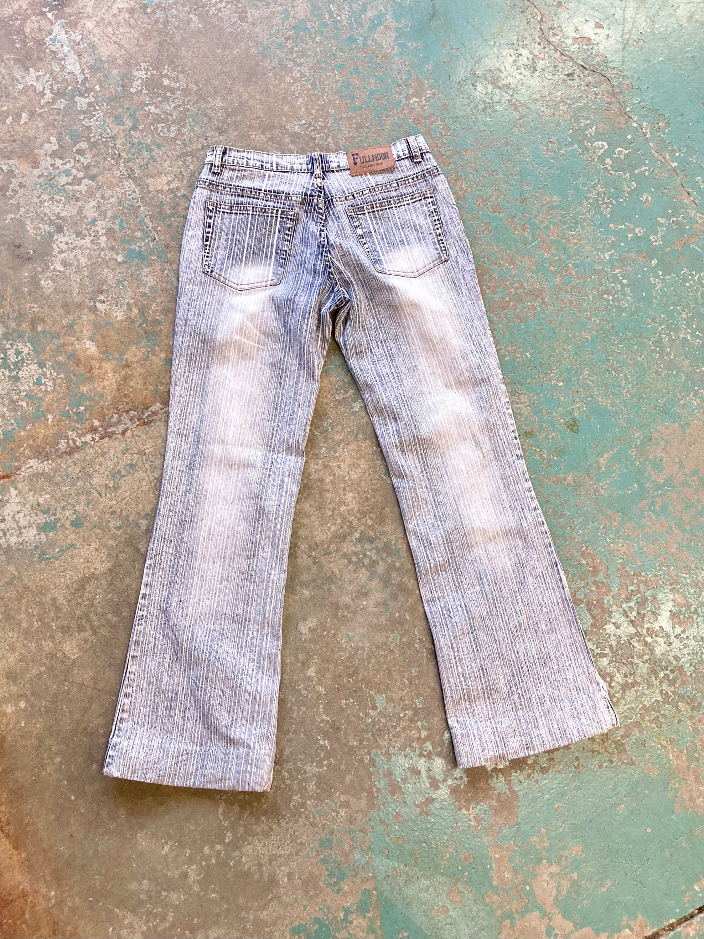 00s morgan vintage wash flared denim Y2K - メルカリ