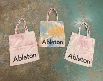 Ableton Live Tie Dye Tote Bags x 3