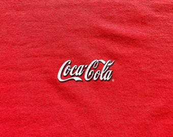 Vintage Coke T Shirt, Mens Size XL, tags Red CocaCola coca cola coca-cola snack drink soda pop collector