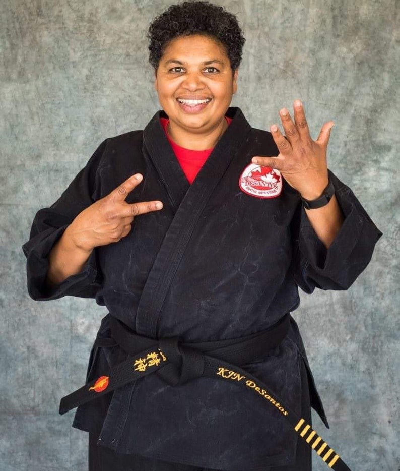 Vintage Desantos Martial Arts Single Stitch T Shirt Size Smallish or