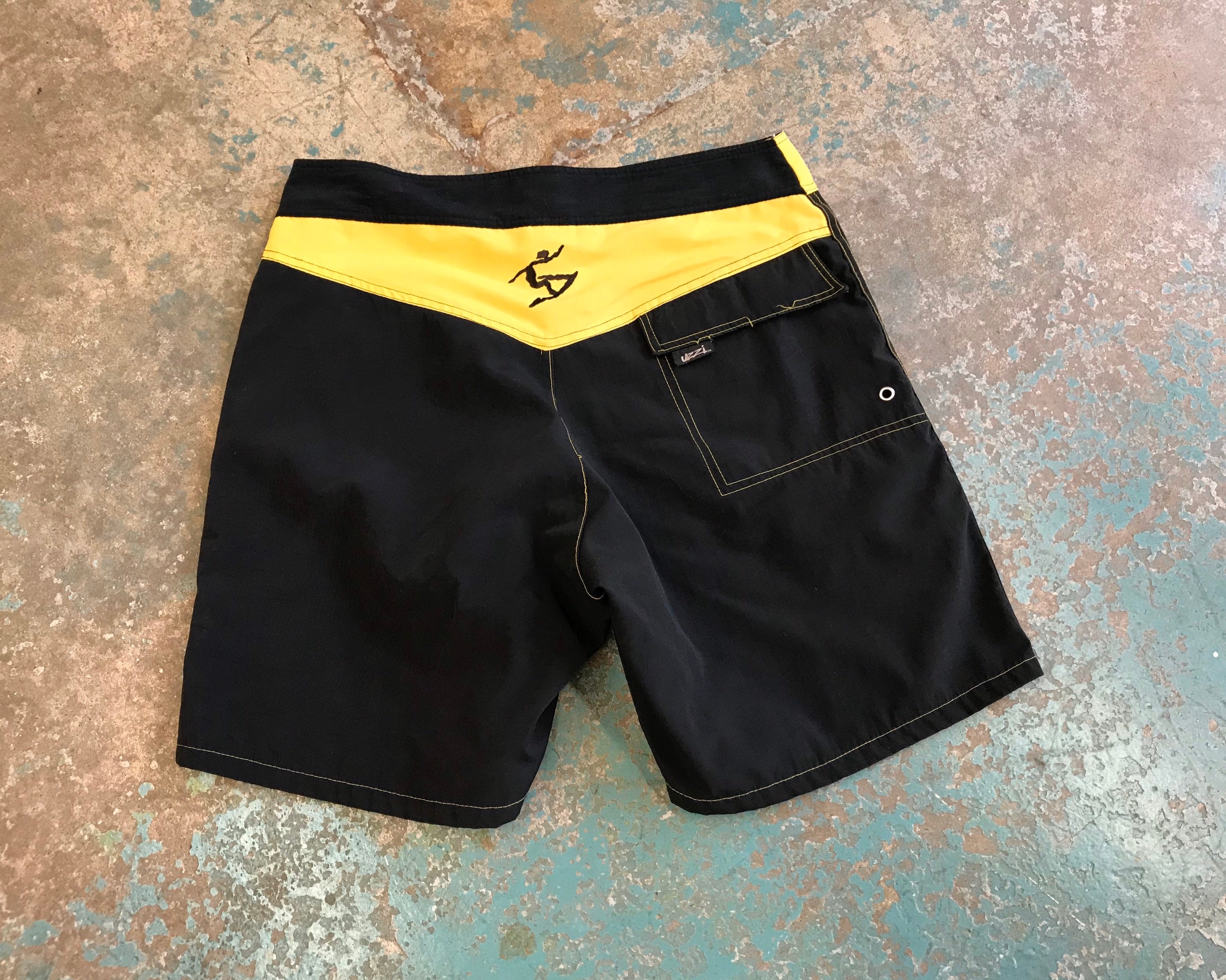 Vintage Uzi Swim Trunks / Board Shorts 