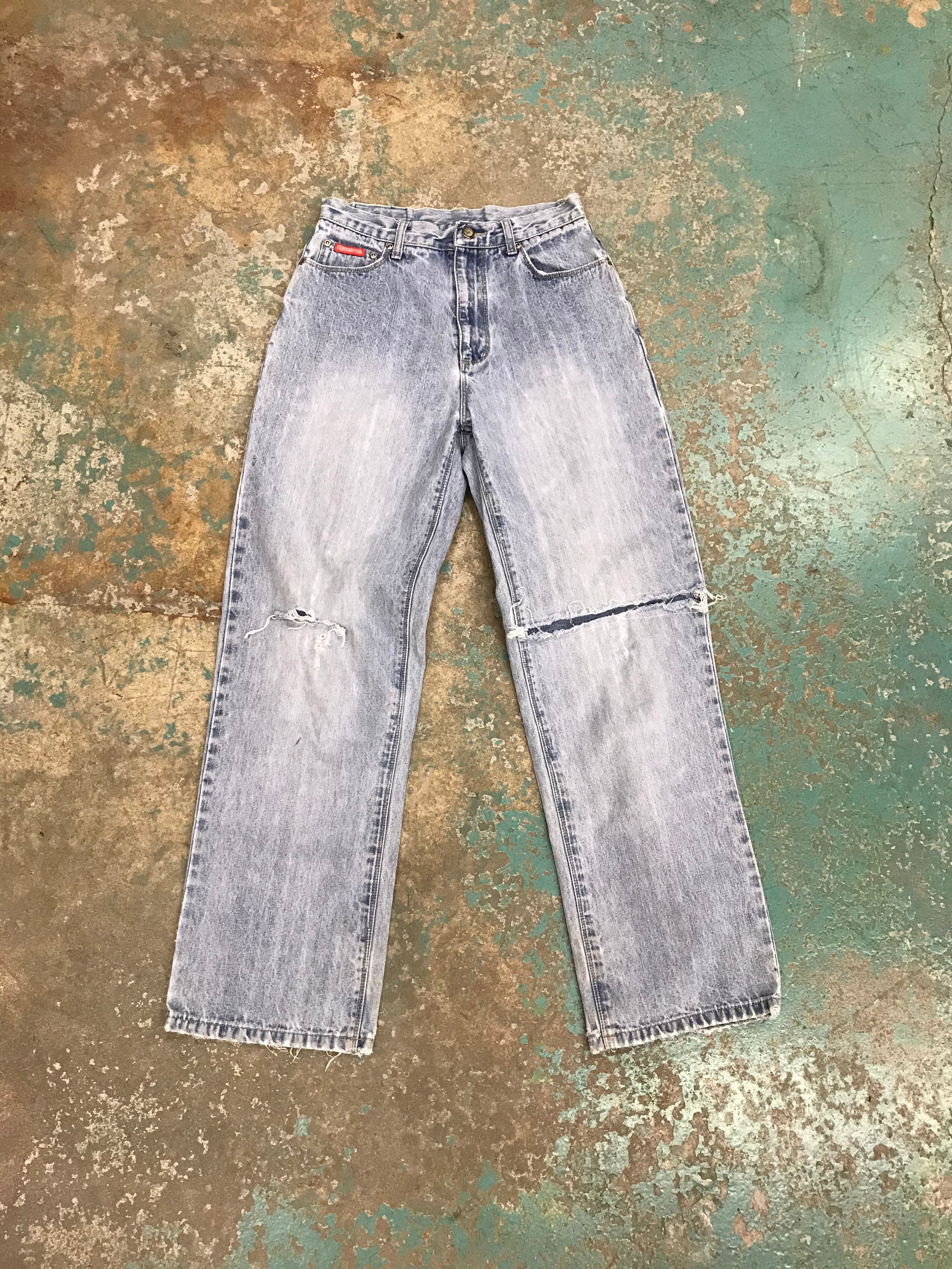 Vintage Thrashed 90s / y2k Ripzone Jeans Skater / Snowboarder / Grunge ...