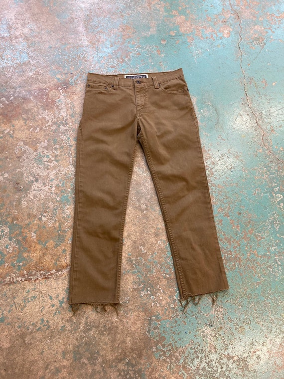 Thrifted Levis 510 Super Skinny Jeans / Denim Olive-y Brown - Etsy