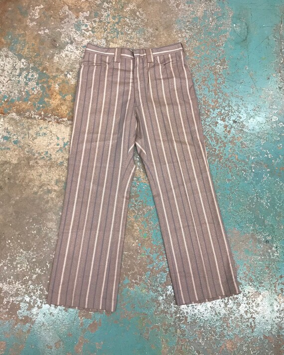 Vintage Levi’s Wide Leg Striped Hippie Trousers /