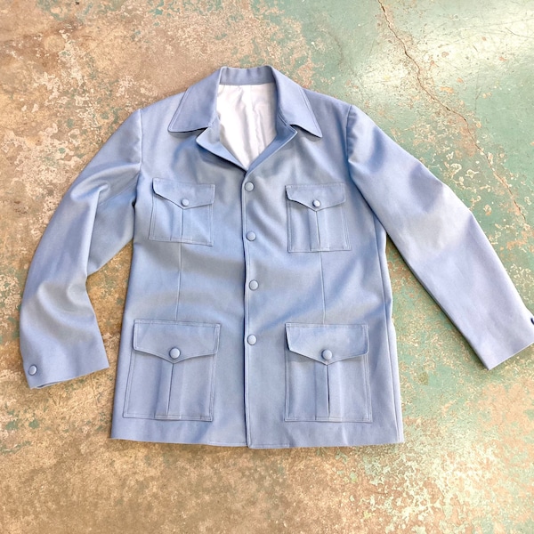 Powder Blue Leisure Suit Etsy