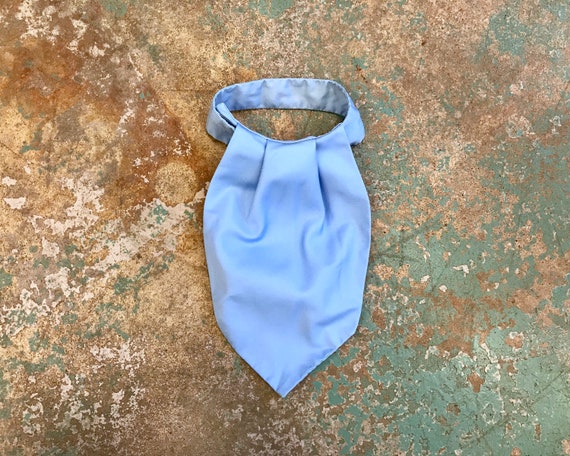Vintage Baby Blue Pussy Tie / Scarf - Men’s Disco