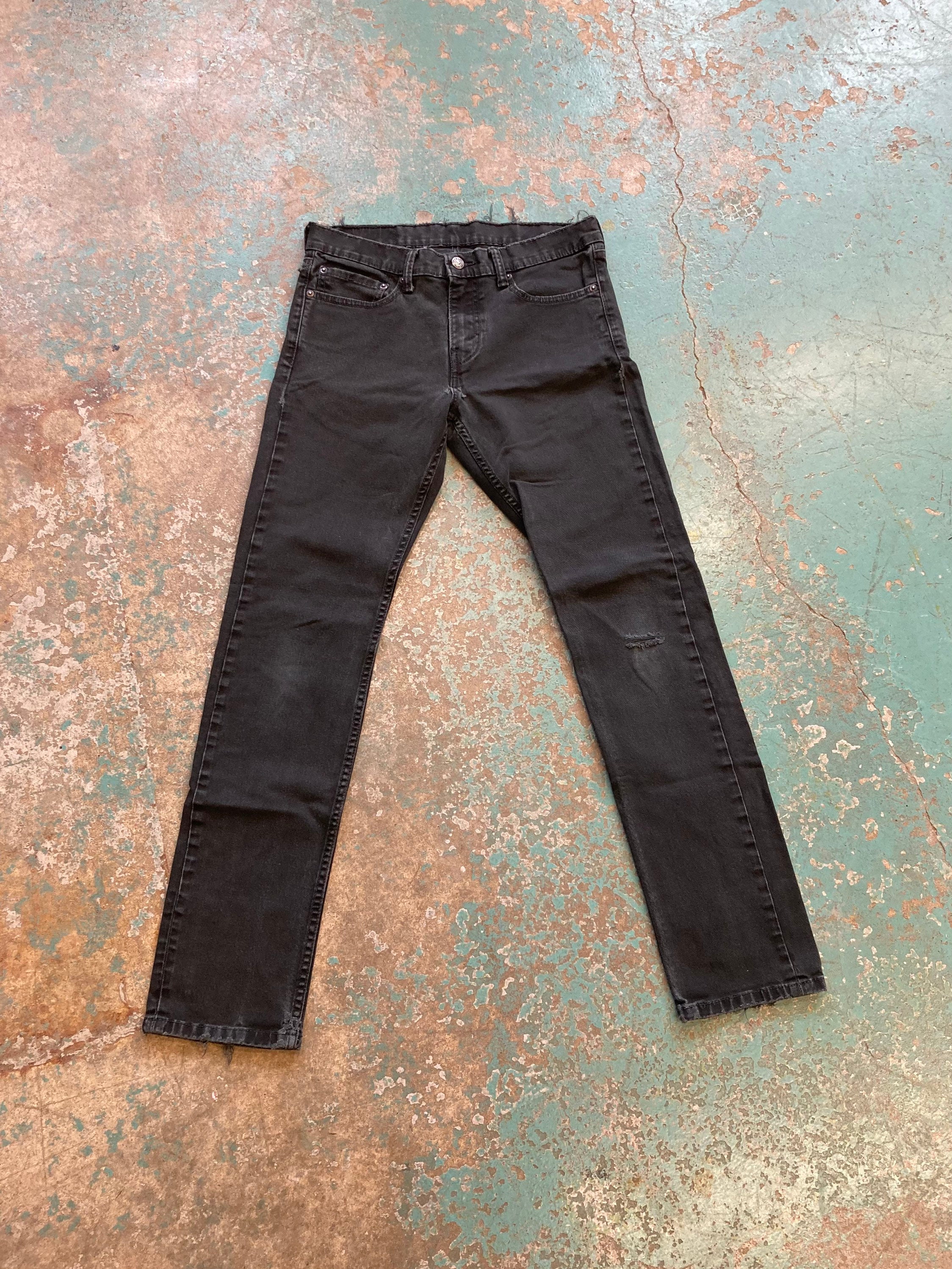 Thrifted Levis 510 Super Skinny Jeans / Denim Thrashed / | Etsy Canada