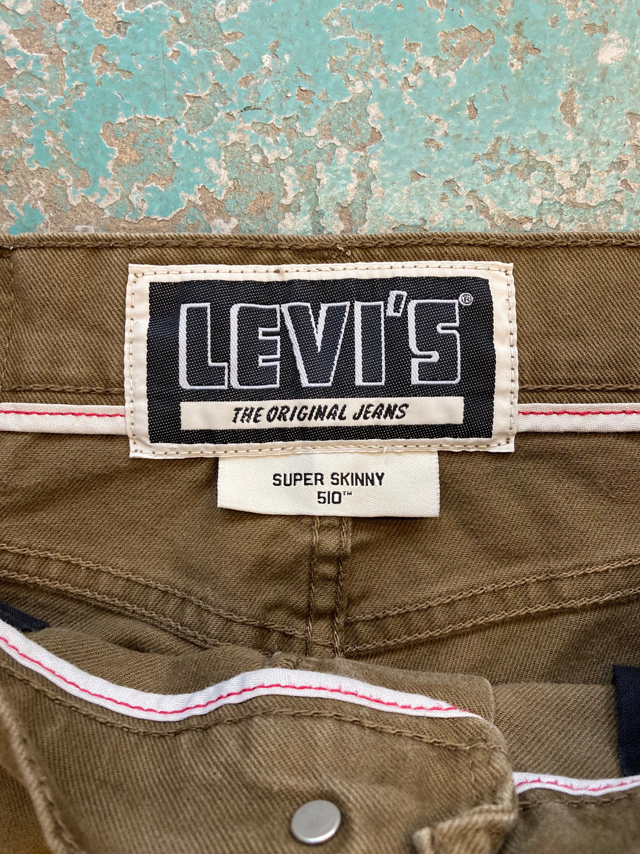 Thrifted Levis 510 Super Skinny Jeans 