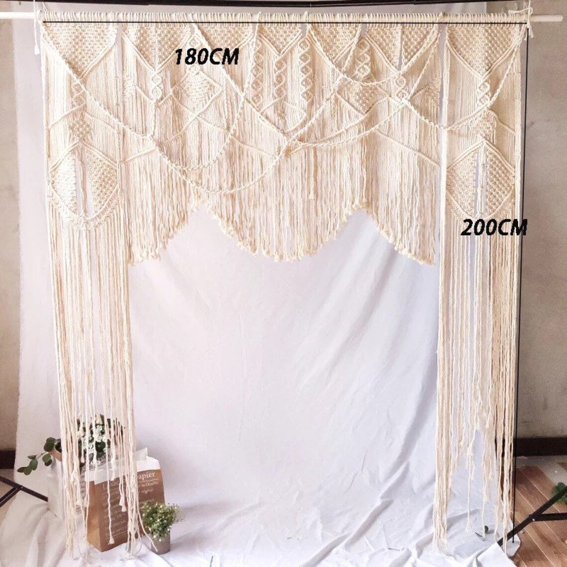 New Bohemian Macramé Curtain Door Hanging Tapestry Wall Decor