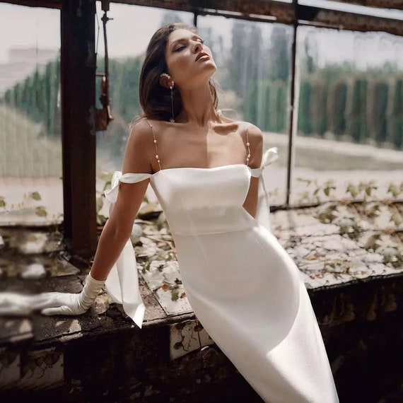More Dresses romantiqueboho simple Spaghetti Straps Wedding