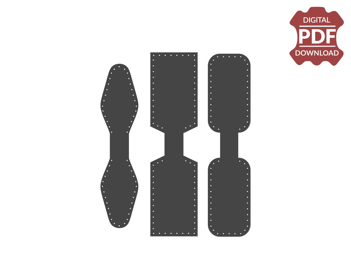 Free Printable Leather Keychain Template