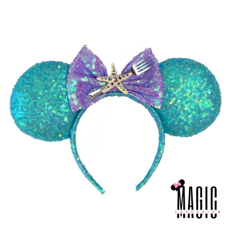 Little Mermaid Ariel Disney Ears Mickey Ears Etsy