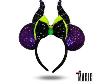 Maleficent Ears Doornroosje Disney-schurk geïnspireerde muizenoren | Rotten to the Core-collectie