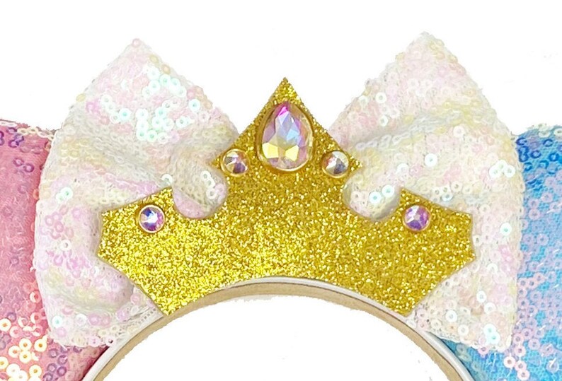 Sleeping Beauty Aurora Inspired Disney Mickey Mouse Ears Minnie Ears Disney Parks Ears Mouse Ears Custom Disney Ears