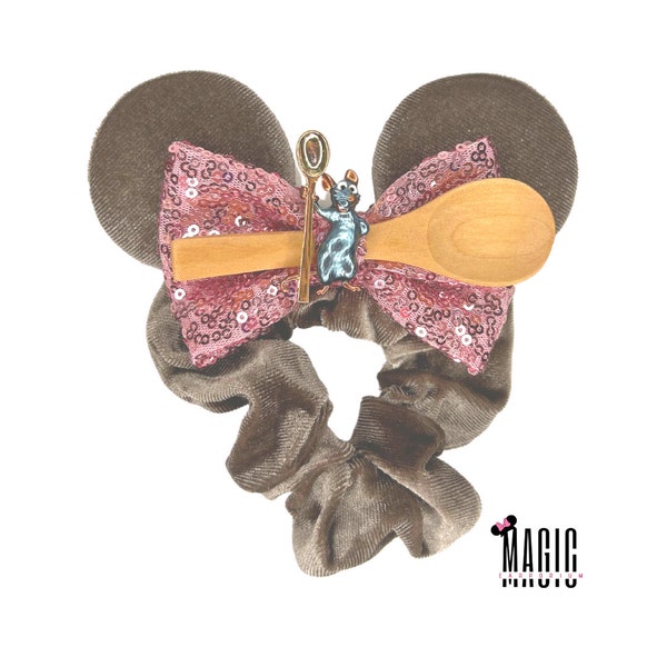 Ratatouille Remy-Inspired Ear Scrunchie Disney Princess Inspired Scrunchie | The "Hair" Necessities Collection