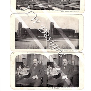 Kit 1 Sears and Roebuck Stereoscope cards from 1906
