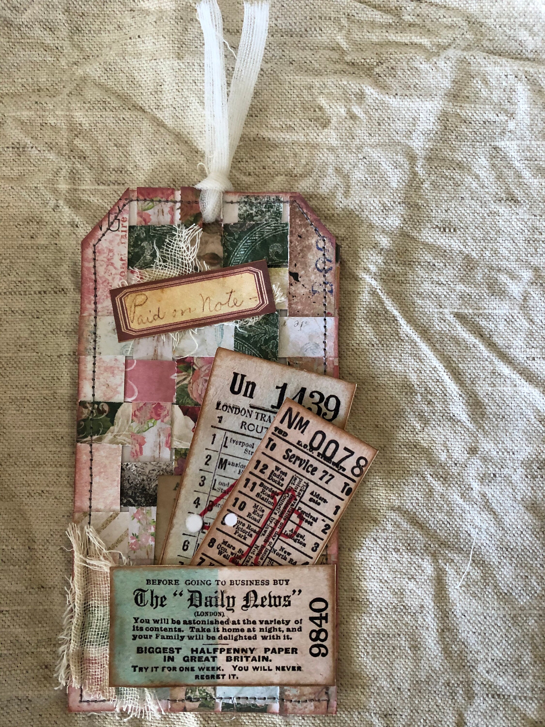 Woven Tags set 2 Etsy