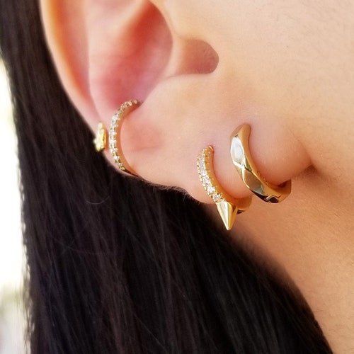 J&CO Jewellery Little Sleeper Hoop Earrings