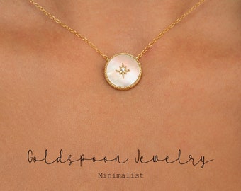 Star Pendant Necklace - Gold Necklace - Celestial Necklace - Layering Necklace - Thin Chain Necklace - Dainty Necklace - ELISA NECKLACE