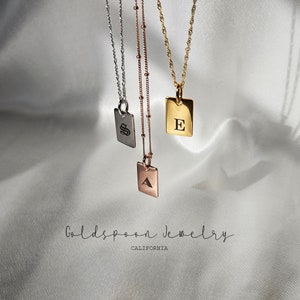 Initial necklace - Personalized necklace - Dainty necklace - Gold necklace - Gift for her - Minimalist necklace - VERA NECKLACE