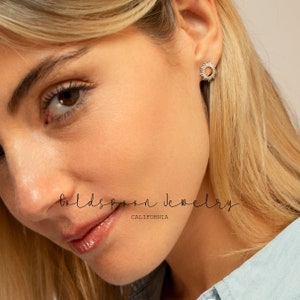 Sun Earrings - Silver Stud Earrings - Silver Earrings - Celestial Earrings - Sun Burst Earrings - Everyday Earrings - KALEE EARRINGS