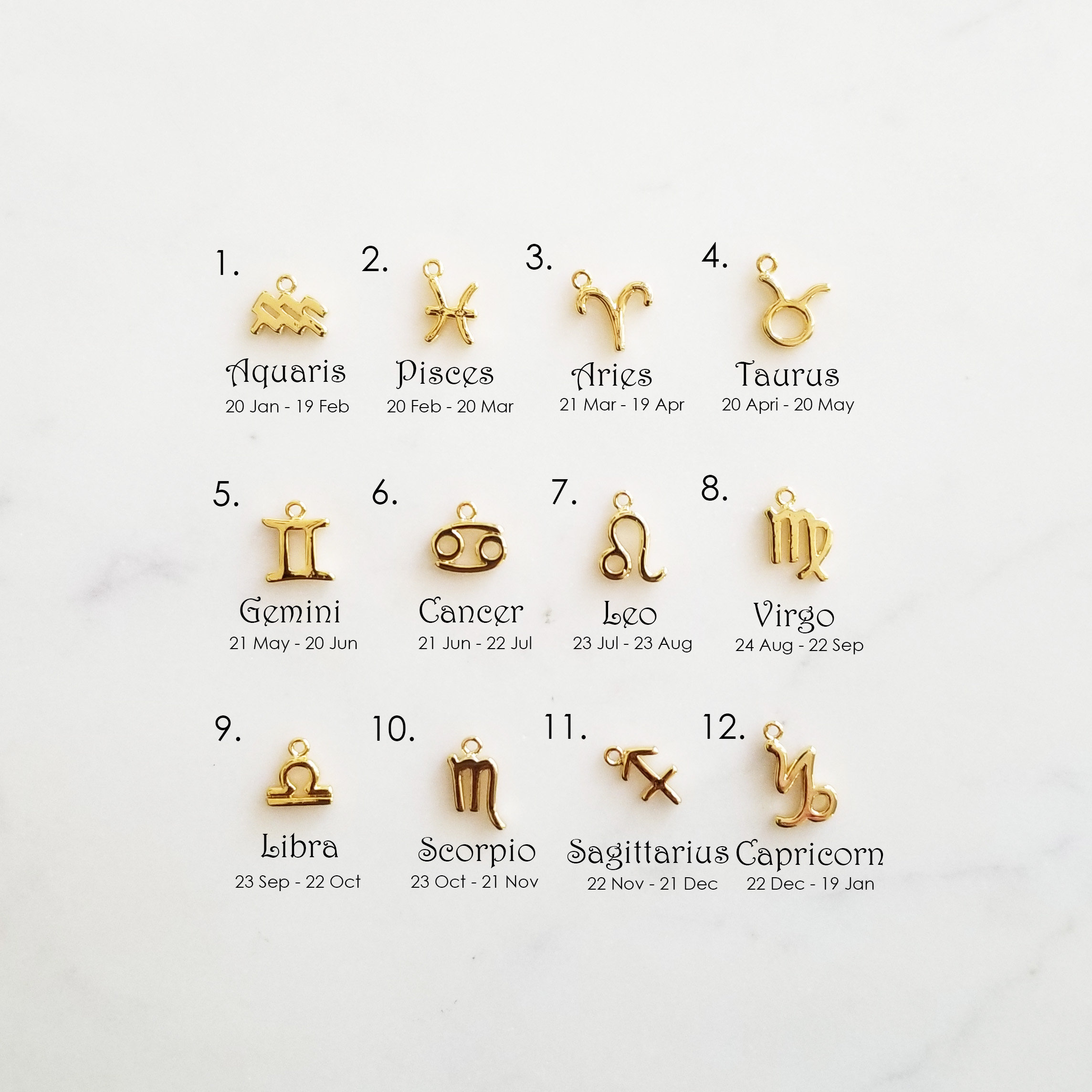 Astrological Sign Earrings Zodiac Earrings Zodiac Jewelry Etsy