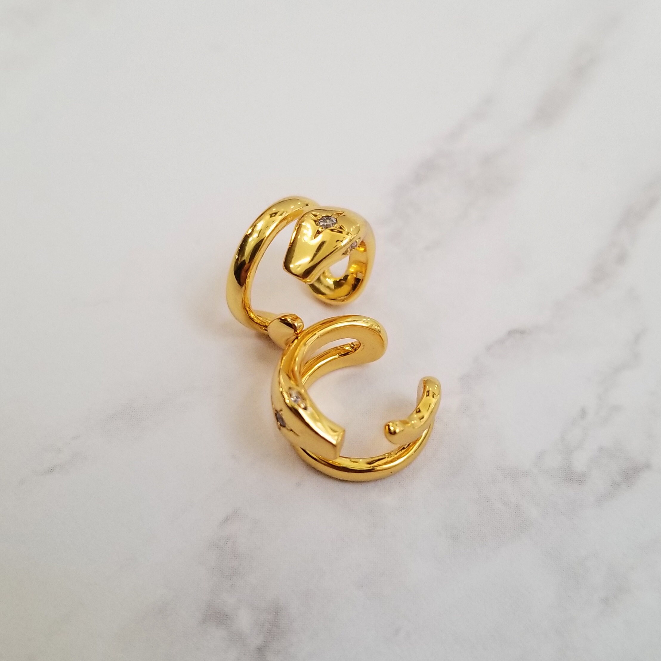 Ear Cuffs Snake Ear Cuffs Serpent Ear Cuffs Gold Ear Cuffs | Etsy