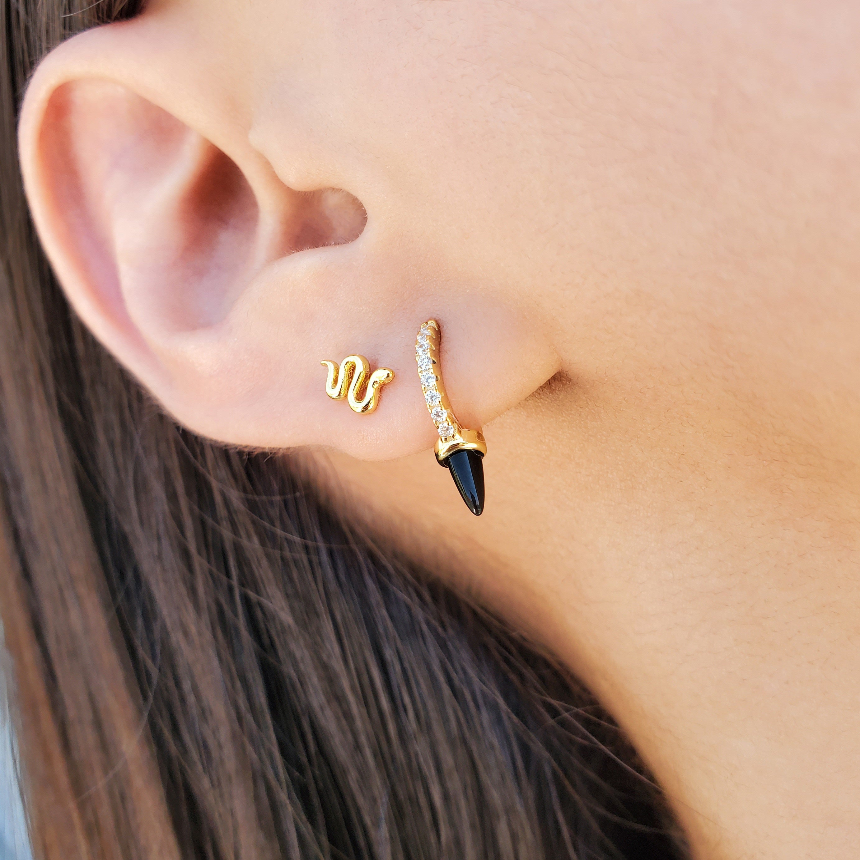Micara - Serpent Sparkle - Earrings