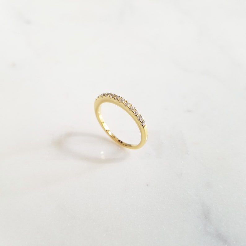 Dainty Ring Thin Cubic Ring Sterling Silver Ring Minimalist Ring Thin Ring Wedding Ring BLAKELY RING Band Ring Engagement Ring