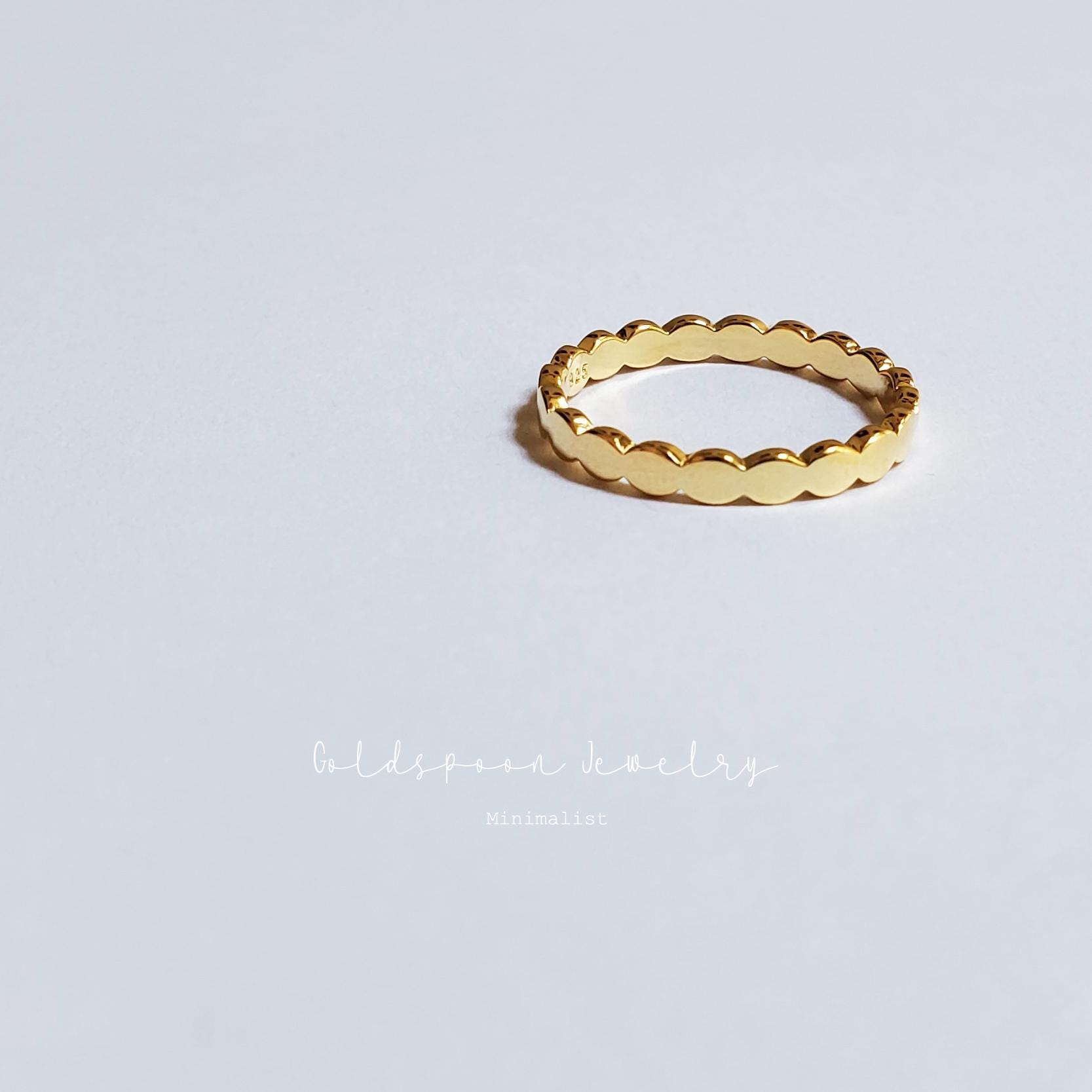 Gold Ring, Stacking Ring, Bead Ring, Minimalist Ring, Dainty Ring, Trendy Ring, Simple Ring, Minimal Gold Ring, Gift For Her, POLLY RING