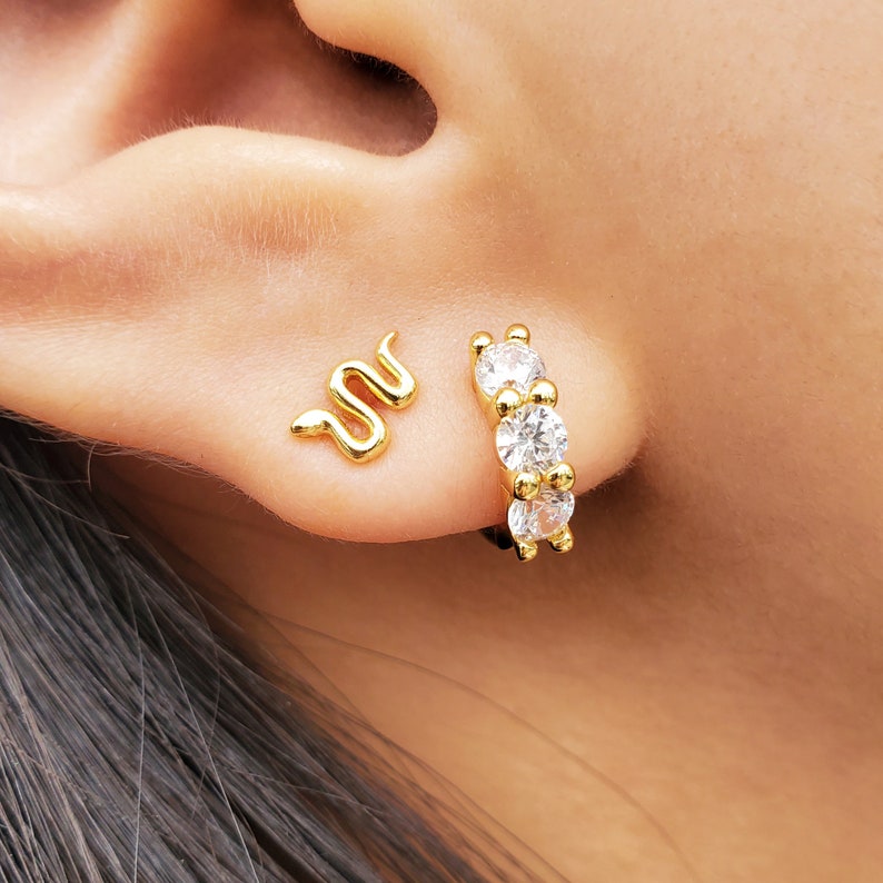 Serpent stud earrings Clearance