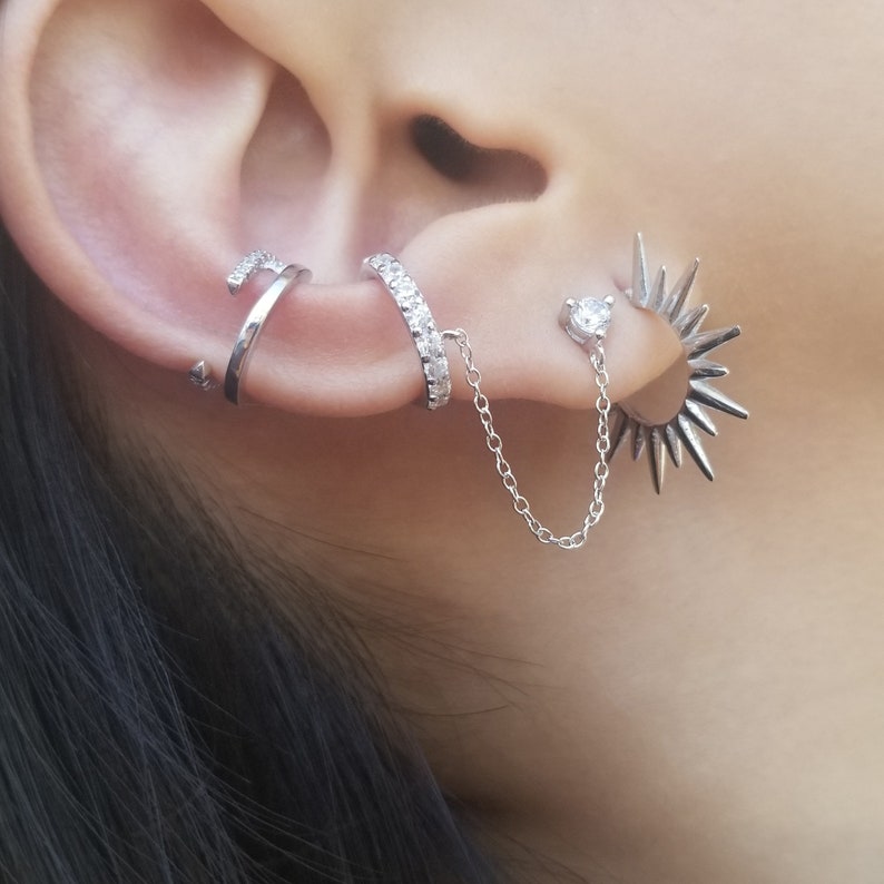 Spike Stud Earrings Gold Stud Earrings Modern Earrings Etsy