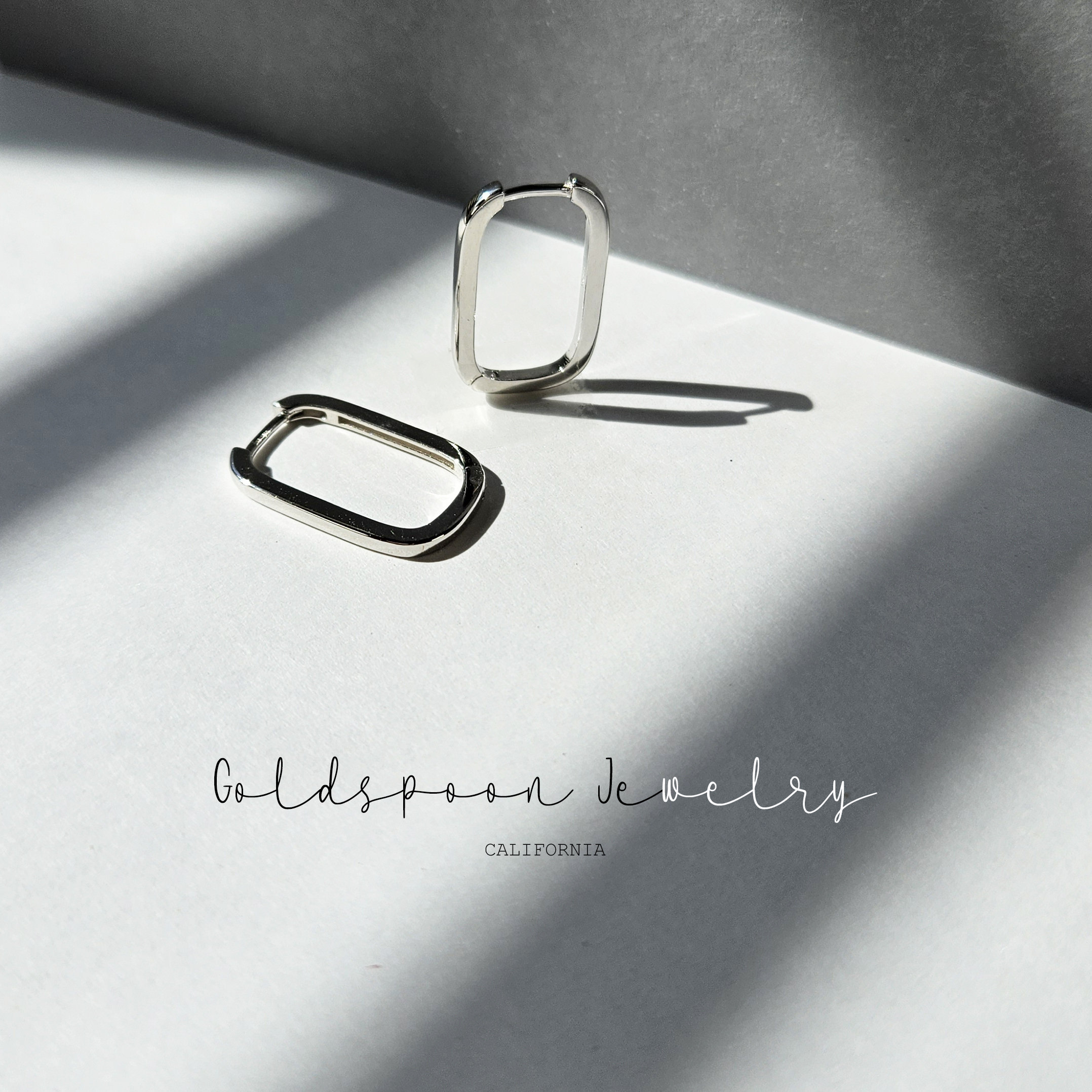 アクセサリー BONEE SQUARE HOOPS(MINI) SILVER Amaze Square Hoop