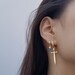 Dagger Earrings, Sword Earrings, Dagger Drop Earrings, Sword Dangle Earrings, Gold Hoop Earrings, Silver Drop Hoop Earrings, ARIANA EARRINGS 