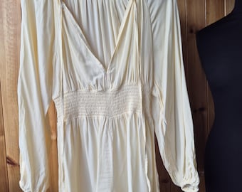 Cream Playsuit