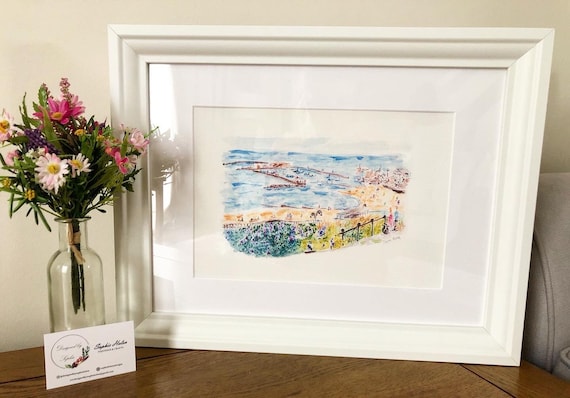Lyme Regis Watercolour Print