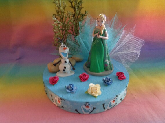 Disney Frozen Elsa Cake Topper Table Decor Etsy