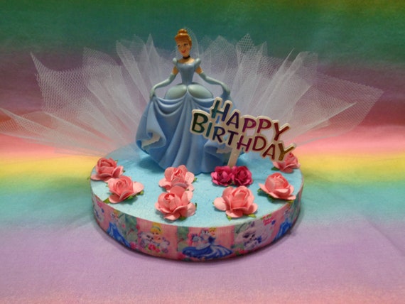 Disney Cinderella Cake Topper Table Decoration 6 Etsy