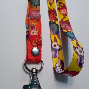 Virtual Pets Halloween Lanyard
