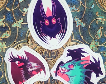 Last Chance Cryptid Sticker Set